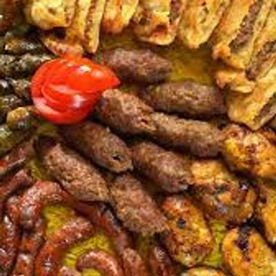 3 Pieces Of Kofta And 2 Pieces Of Shish And And 3 Pieces Of Sausage