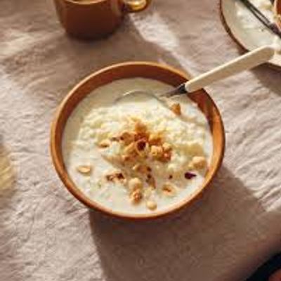 Rice Pudding With Nuts