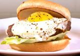 Egg burger sandwich