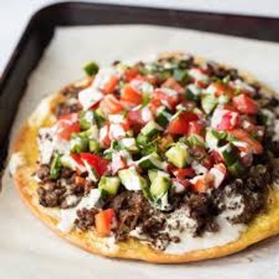 Shawarma Meat Pizza