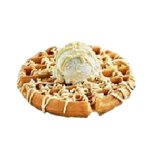 White Chocolate Waffle
