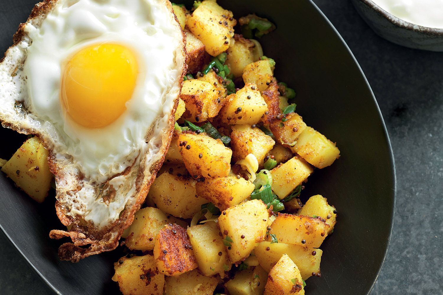 Potatoes with Fried Eggs