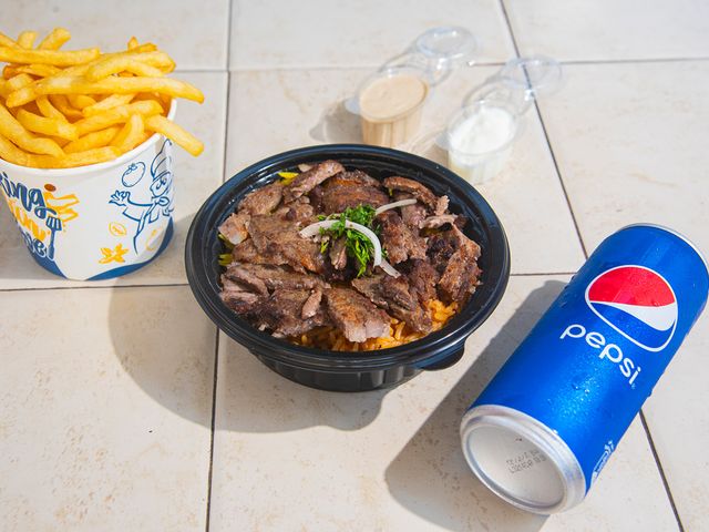 Combo Beef Shawarma Meal Medium