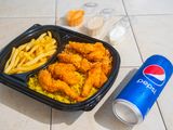 Meal Combo Fried Chicken Breast Fingers 120g