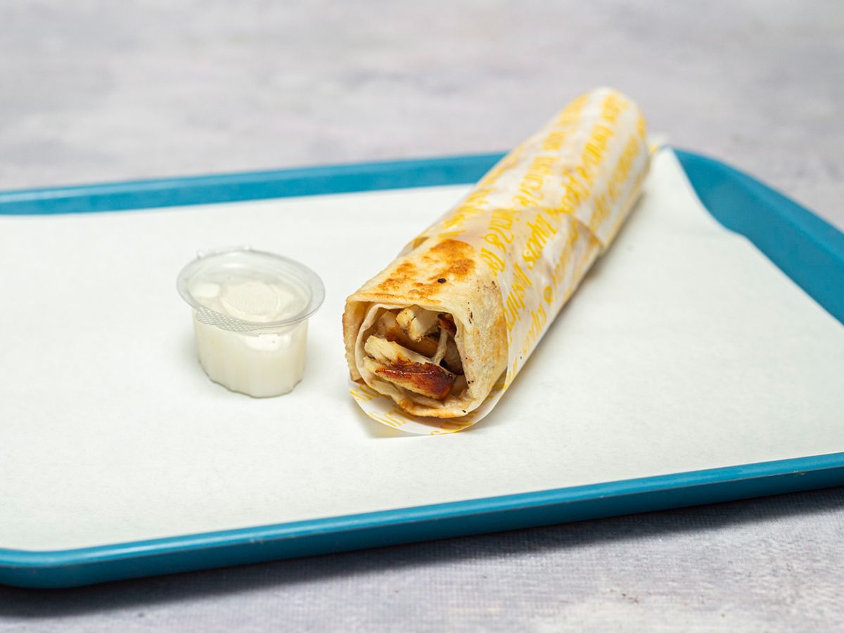 Shawarama Chicken Saj Bread