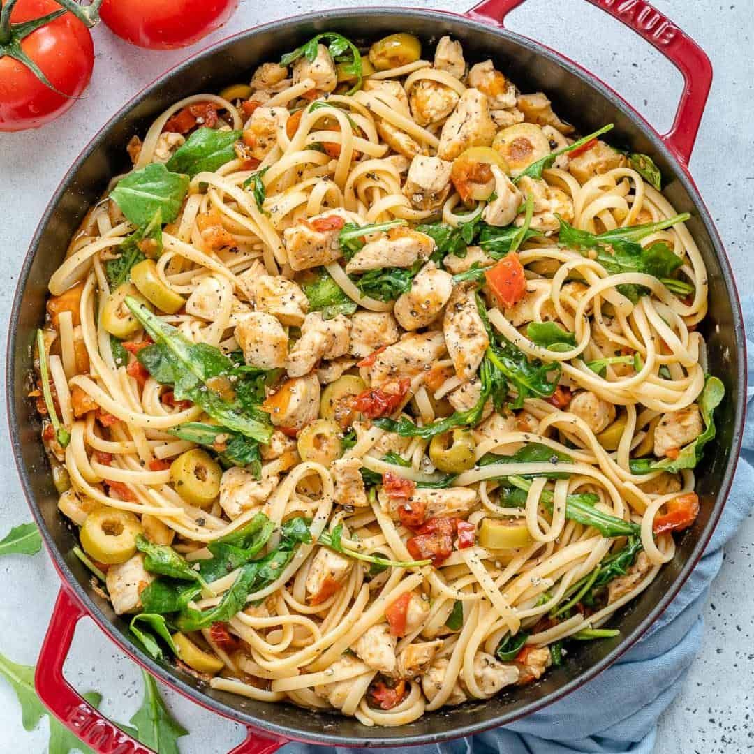 Shish Tawook Meal With Spaghetti Pasta