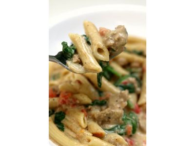Roasted Smoked Turkey Pasta