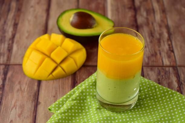Avocado With Mango Cocktail
