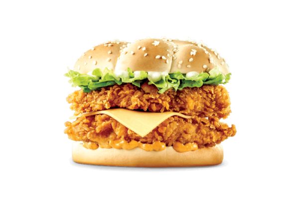 Double Chicken Zinger Sandwich