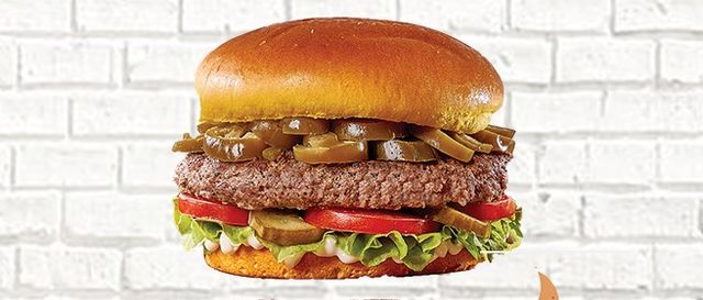 Jalapeno Beef Burger Sandwich