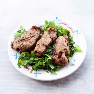 Lamb kebab sandwich