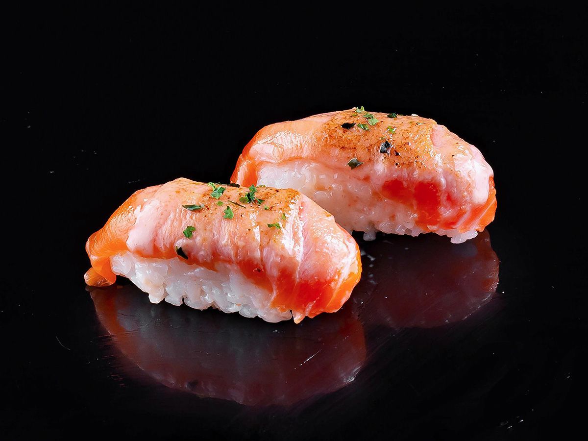 Katsu Salmon Nigiri