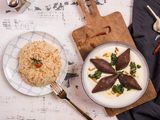 Kebbah With Yogurt Platter