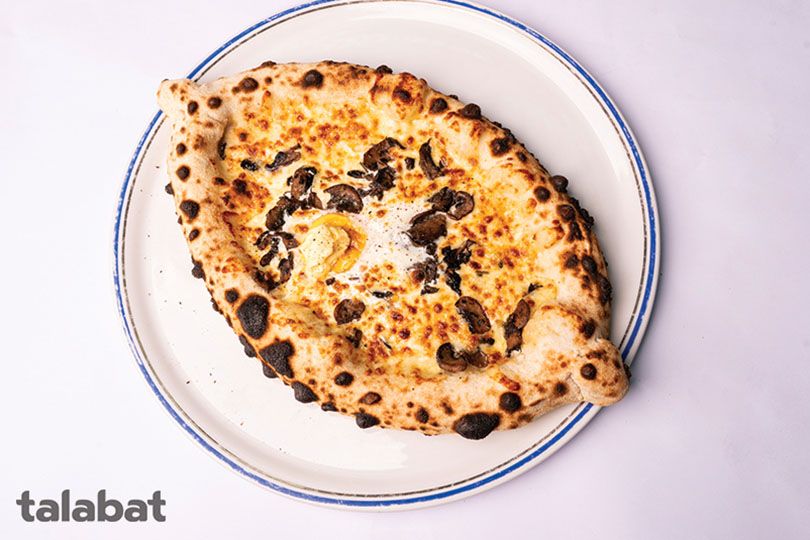 Khachapuri with Mushrooms