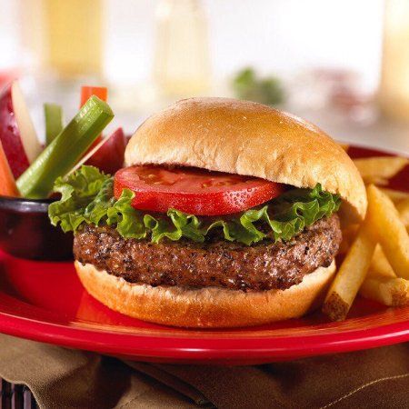 Beef Burger Kids Box Meal