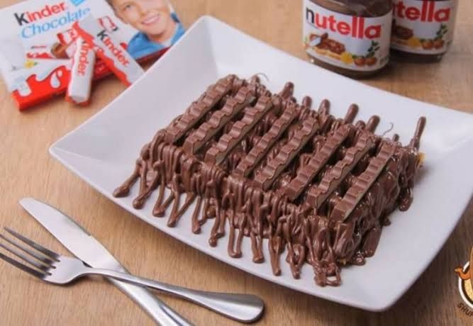 kinder waffle fatteh