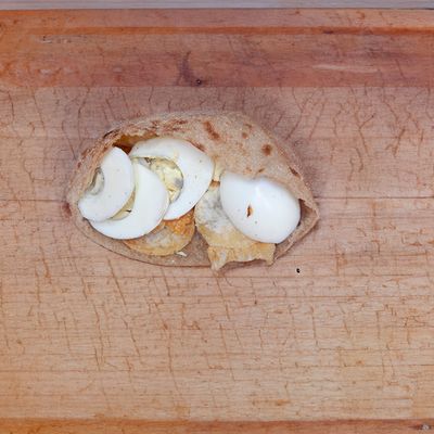 Egg With Chips Sandwich