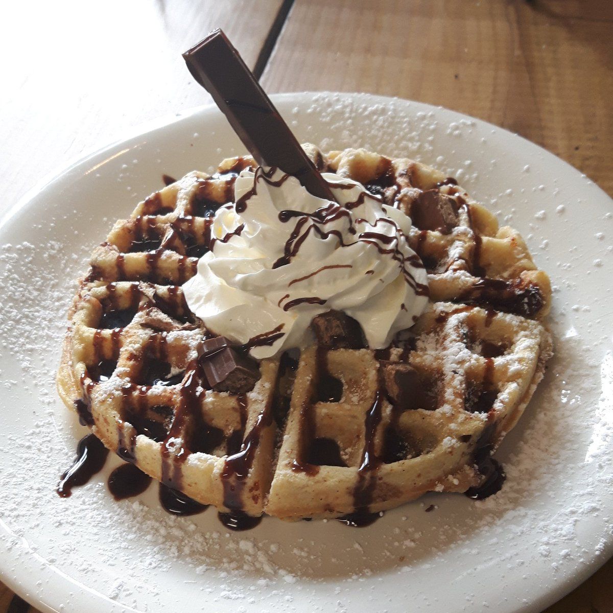 kit kat waffle fatteh