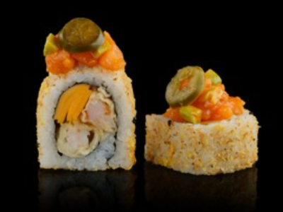 Salmon N Shrimp Sriracha