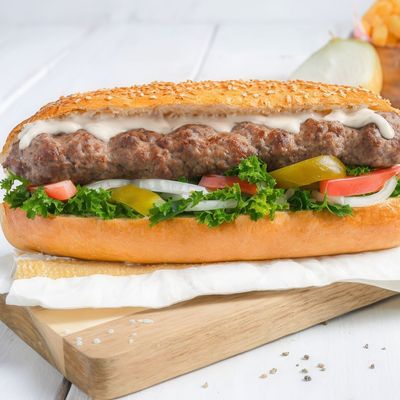 ساندويتش كفتة فرنسي