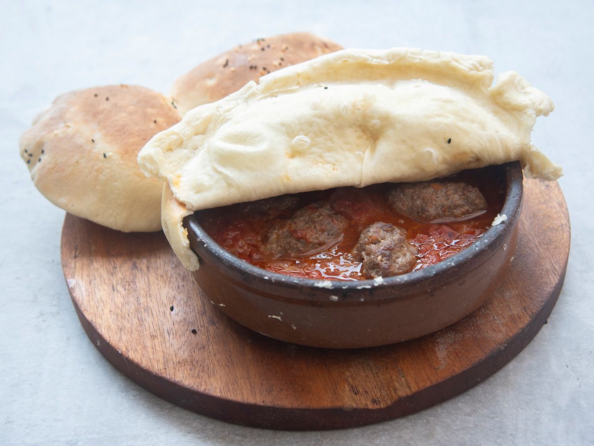 Kofta Casserole With Tomatoes