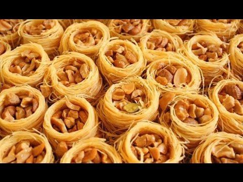 Konafa Asawer With Hazelnut