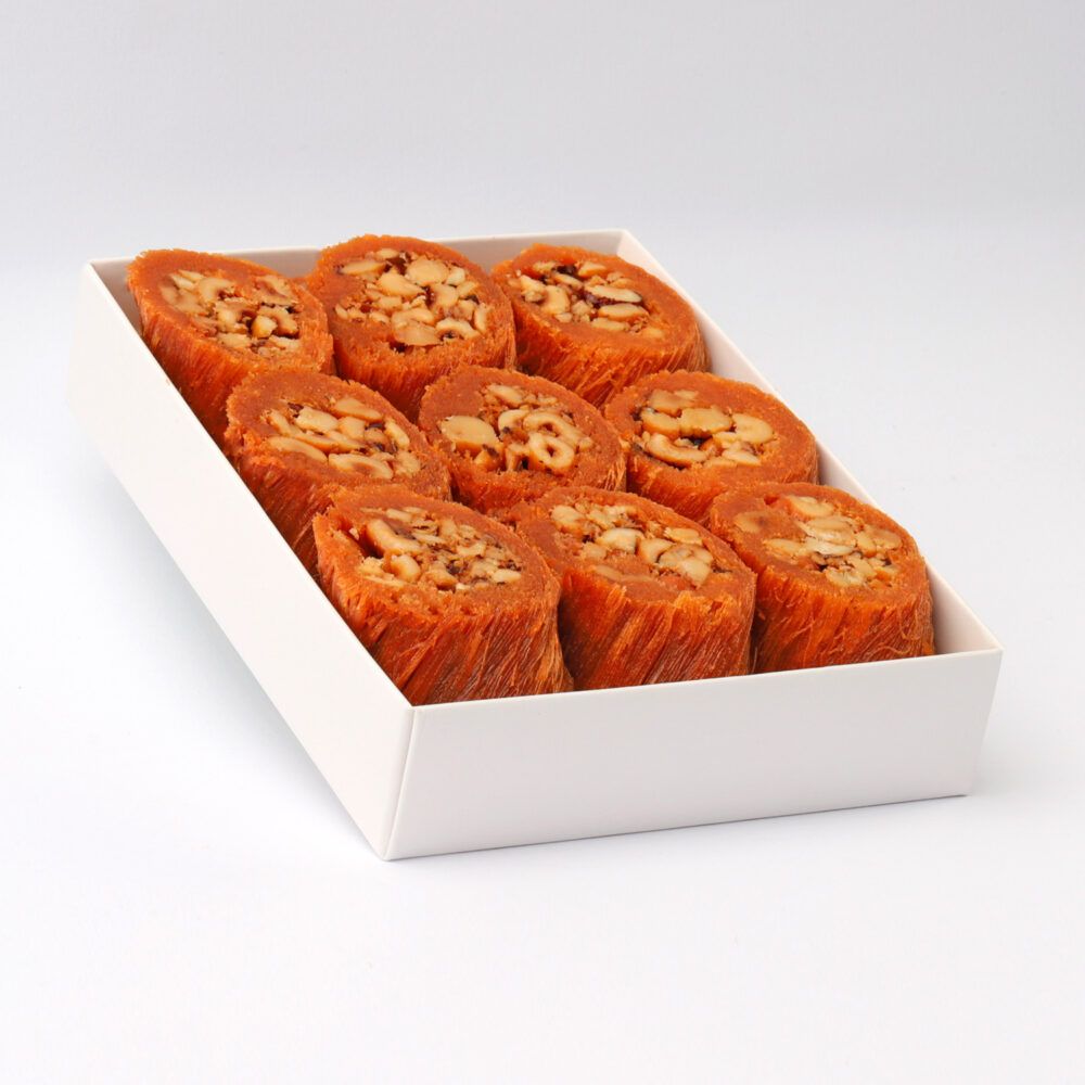 hazelnut finger konafa