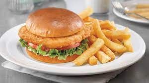 French Fries With Chicken Sandwich