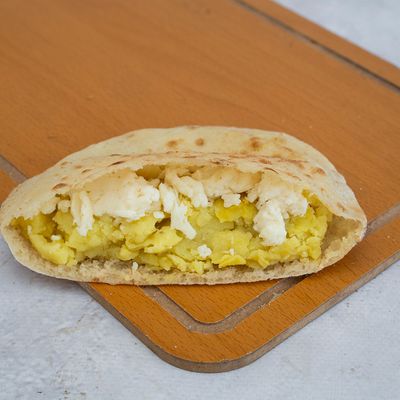 Mozzarella fingers potatoes sandwich