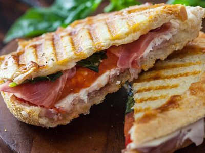 Luncheon With Cheddar Cheese Sandwich