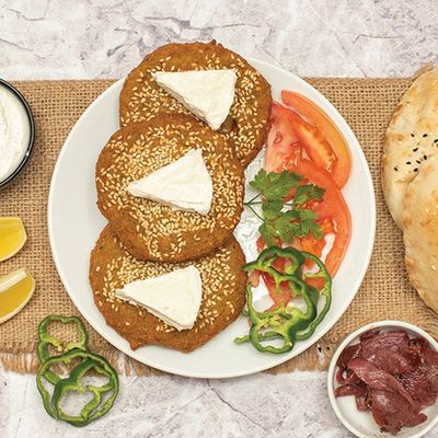 Stuffed Falafel Patty