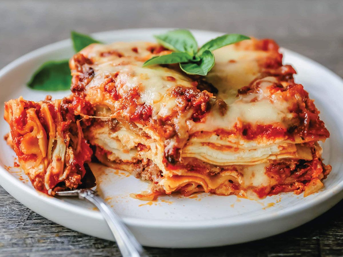 Lasagna With Meat Sauce