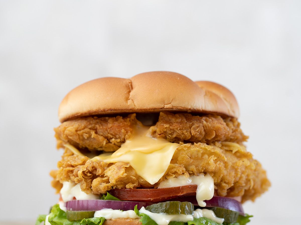Lava Chicken Burger New