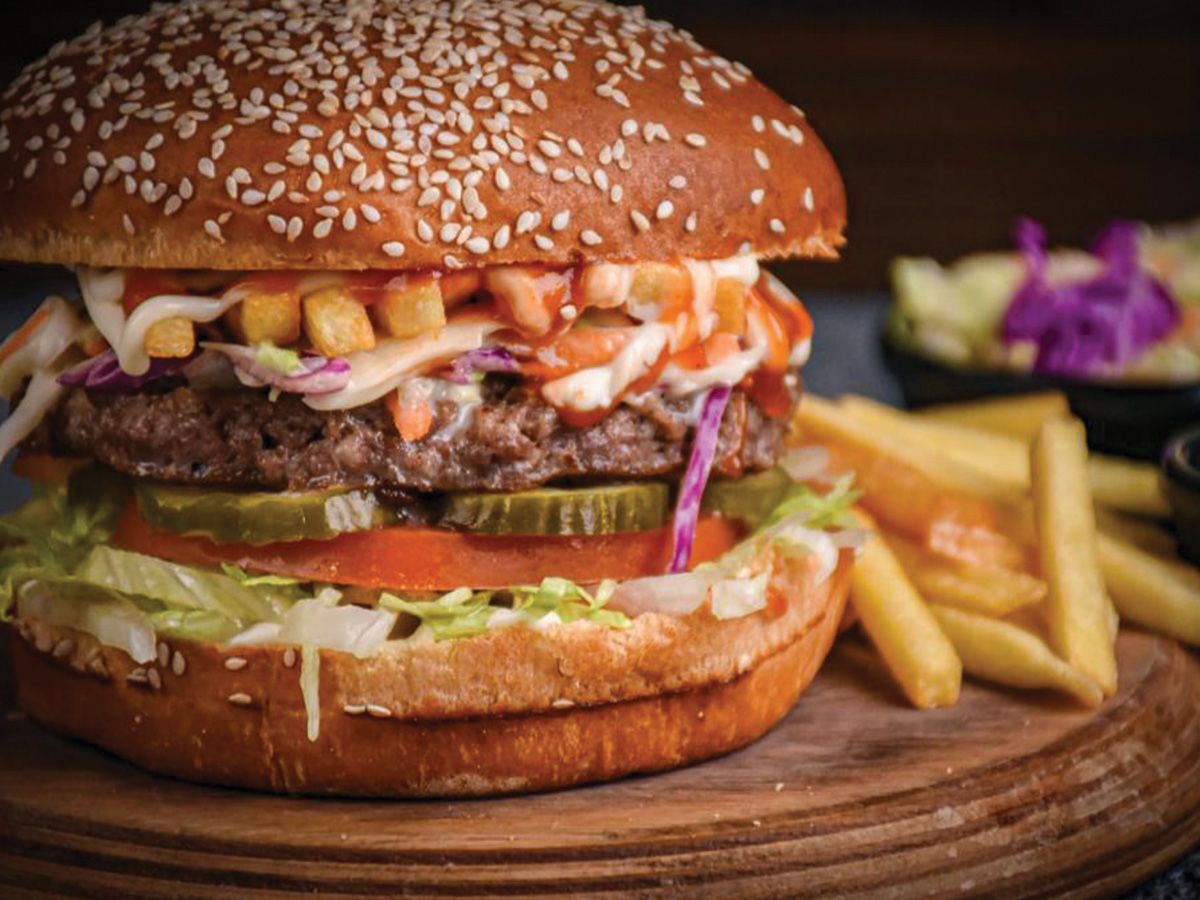 Lebanese Burger Sandwich
