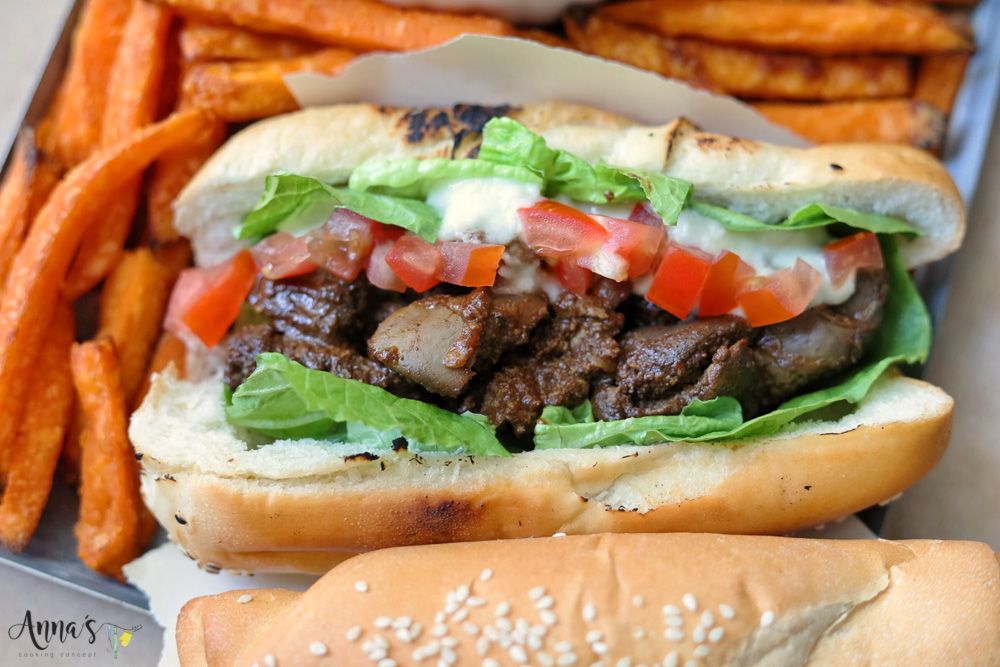 Alexandrian liver sandwich