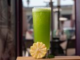 Fresh lemon mint juice