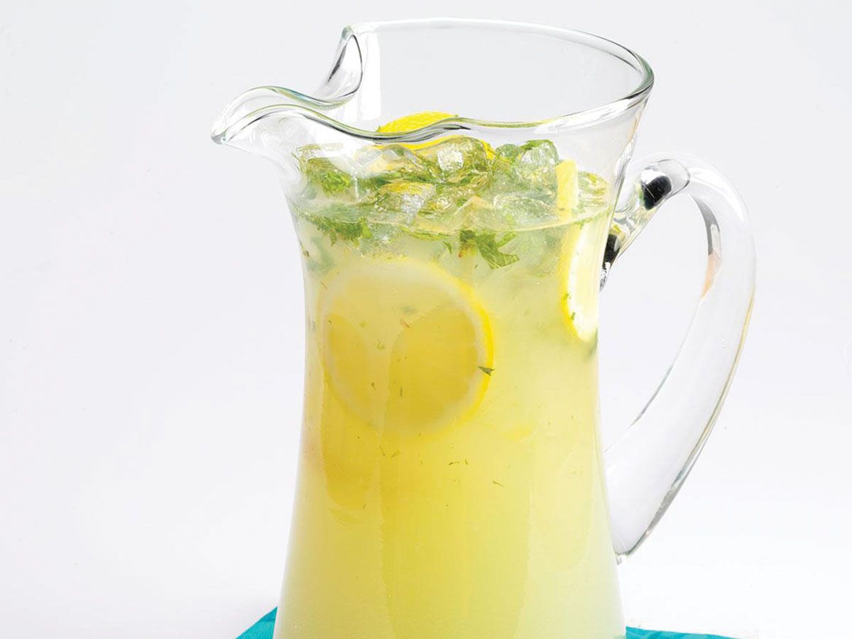 Fresh Lemon Mint Juice