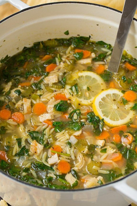 Orzo With Lemon Soup