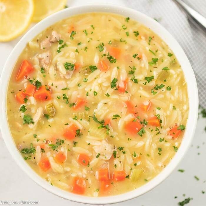 Orzo With Chicken Soup