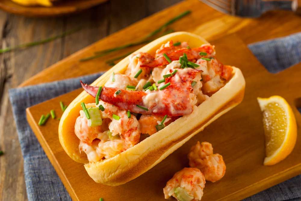 Seafood sandwich