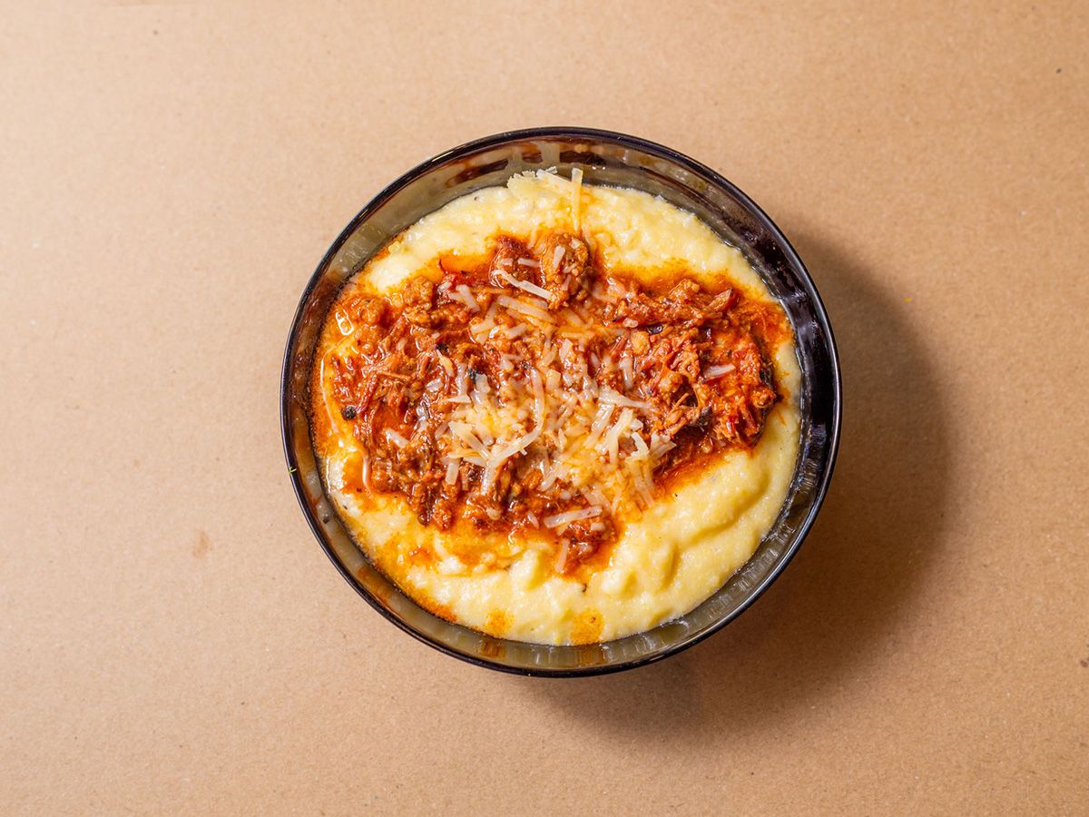 Corn Creamy Gritts Flour And Milk Polenta