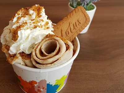 lotus ice cream roll