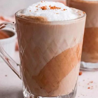 hot lotus latte