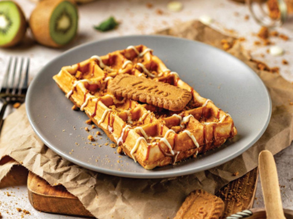 Lotus Nutella waffle