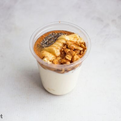 Banana And Nut Greek Yoghurt