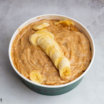 Peanut Butter And Banana Oats Pancake