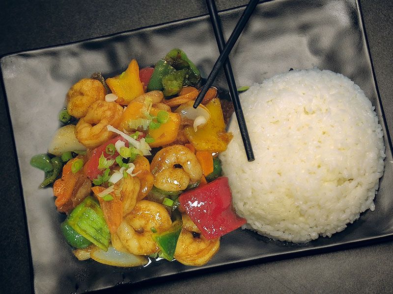 shrimp mushroom oyster