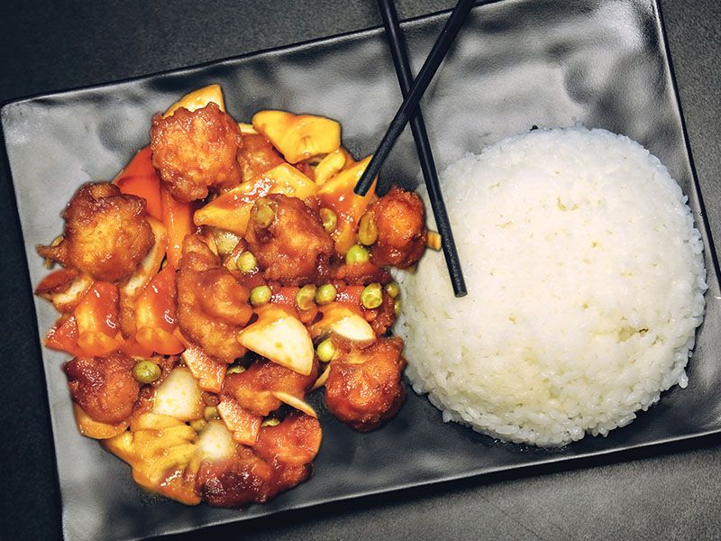 sweet and sour chicken