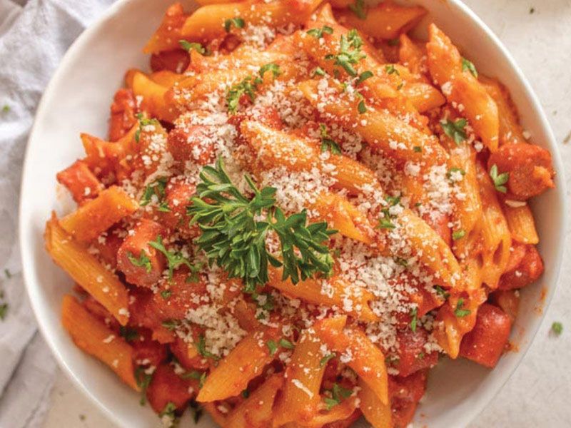 Hot Dog Pasta