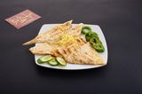 Luncheon with Garlic Dip Manoucheh